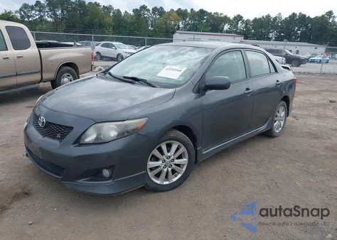 2010 Toyota Corolla S z USA, uszkodzony, nr VIN 2T1BU4EE8AC291136